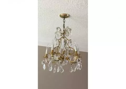 2 CRYSTAL CHANDELIERS
