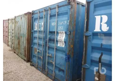 20 foot shipping containers